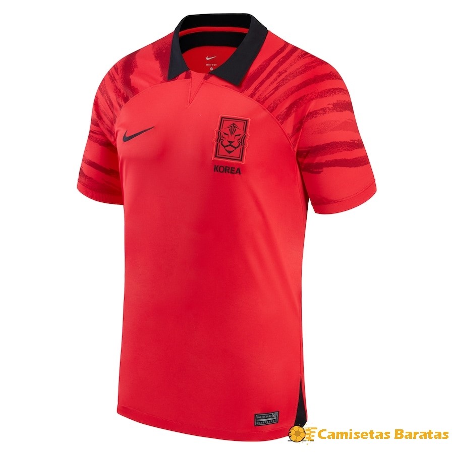 Tailandia 20.00 Casa Camiseta Corea 2022 Rojo Futbol Originales