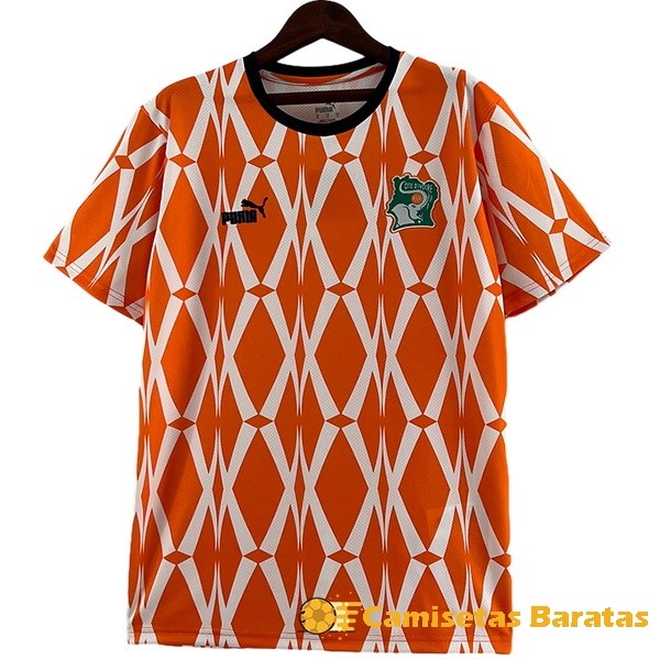 Tailandia Especial Camiseta Costa De Marfil 2023 Naranja Futbol Originales