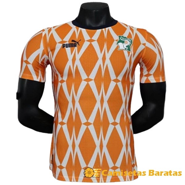 Tailandia Especial Jugadores Camiseta Costa De Marfil 2023 Naranja Futbol Originales