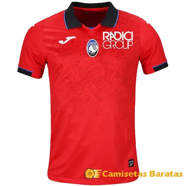 Tailandia Tercera Camiseta Atalanta BC 2023 2024 Rojo Futbol Originales